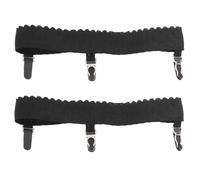 SUIOPPYUW Use cómodas ligas para calcetines Tirantes para calcetines Nylon negro de elasticidad Solución suave y antideslizante Ya no tiene que preocuparse por que los se caigan
