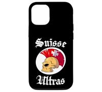 Suisse Ultras Mohawk Skull Swiss Sport Supporter Switzerland Carcasa para iPhone 12/12 Pro