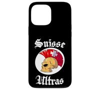 Suisse Ultras Mohawk Skull Swiss Sport Supporter Switzerland Carcasa para iPhone 13 Pro MAX