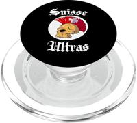 Suisse Ultras Mohawk Skull Swiss Sport Supporter Switzerland PopSockets PopGrip para MagSafe