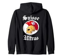 Suisse Ultras Mohawk Skull Swiss Sport Supporter Switzerland Sudadera con Capucha