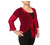 Suit and Suit Bolero Bolero - Camiseta de punto para mujer, manga 3/4, talla única