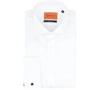 Suitable Camisa blanca de sarga doble - Hombre - Ropa - Talla Slim Fit, Color blanco., 41