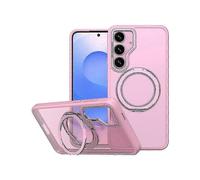 Suitable Samsung Galaxy S25 FE Case with MagSafe Ring Kickstand: Transparent TPU PC Back Cover