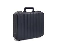 Suitcase Caja de contraseña portátil, Maleta de aleación de Aluminio, Caja combinada, maletín, Caja de Herramientas de Metal, Kit médico for el hogar, Caja Fuerte de Aluminio (Color : Black, Size :