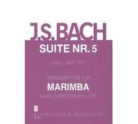 Suite C de Moll nº 5 bwv1011: para marimba