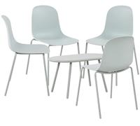 Suite de 4 plazas veldin plástico turquesa 147x186x85 cm