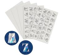 Suitedget 5 Piezas Sulky Stabilizer Papel Soluble Bordado Soluble Entretela Hidrosoluble Adecuado para Ropa de Bricolaje, Bolsos