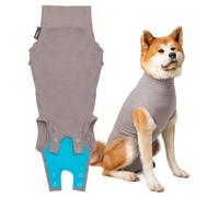 Suitical - El traje original de recuperación de cirugía para perros - Reemplaza el collar electrónico y el cono - esterilización, castrar, heridas, evita lamer - Grande - Cuello a cola 26.4-29.9