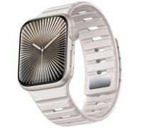 Suitisbest Pulsera magnética compatible con Apple Watch 49 mm 46 mm 45 mm 44 mm 42 mm, banda de silicona Solo Loop para iWatch Ultra 3 Ultra 2 Ultra SE 3 SE 2 SE Series 11 10 9 8 7 6 5 4 3, Polarstern