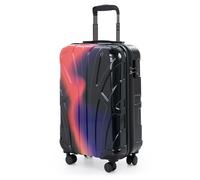 Suitline Maleta Cabina 55 x 35 x 20 cm (34 L) ABS rígida con Recubrimiento policarbonato Cierre TSA 4 Ruedas Dobles asa telescópica Equipaje Mano, Neon Red