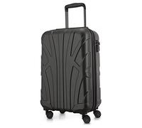 Suitline - Maleta de Mano rígida, Trolley 4 Ruedas, TSA, 55 cm, Aprox. 34 litros, 100% ABS Mate, Grafito