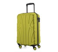 Suitline - Maleta de Mano rígida, Trolley 4 Ruedas, TSA, 55 cm, Aprox. 34 litros, 100% ABS Mate, Helecho