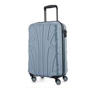 Suitline - Maleta de Mano rígida, Trolley 4 Ruedas, TSA, 55 cm, Aprox. 34 litros, 100% ABS Mate, Piscina Azul
