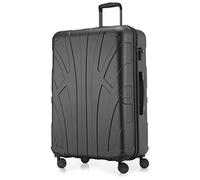 Suitline Maleta Grande 76 x 53 x 31 cm ABS rígida Ampliable (96-110 L) con Cierre TSA 4 Ruedas Dobles asa telescópica Trolley Viaje, Grafito