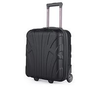 Suitline - Maleta pequeña 45x36x20 cm, Equipaje de Mano para Llevar en Cabina de Avion, Trolley a Bordo para Colocar Debajo del Asiento situado Ligero, 30 litros, Carcasa Dura de ABS, Negro