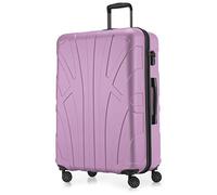 Suitline - Maleta rígida, Equipaje de Viaje, TSA, 76 cm, Aprox. 96 litros, 100% ABS Mate, Lila