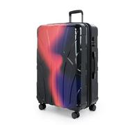suitline - Maleta rígida Grande y Ligera, maletín con Ruedas con ampliación para Equipaje facturado, Volumen de Embalaje 110 L, 4 Ruedas Dobles, Maleta XL, TSA, rígida, Brillante, Rojo neón, Rojo