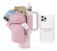 SUITMAT Bolsa de botella de agua para vaso Stanley Quencher, bolsa grande para accesorios de taza Stanley, con múltiples bolsillos (solo bolsa)