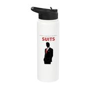 Suits Harvey Specter Nothing’s Ever Black and White Stainless Steel Insulated Water Bottle