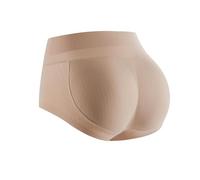 SUIUOI Calzoncillos push up para mujer, bragas moldeadoras para moldear el cuerpo, sin costuras, moldeador de cuerpo, moldeador de cuerpo, bragas moldeadoras para el cuerpo, color carne, L Slim