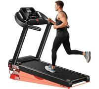 SUIUOI Cinta de Correr Plegable con Inclinación Manual 15%, Motor Brushless 3.0HP Silencioso <45dB, 12+3 Programas, Amortiguación 7 Capas, Sensor de Pulso, Caminadora Eléctrica para Casa