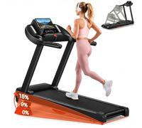 SUIUOI Cinta De Correr Plegable Silenciosa para Casa | Caminadora Electrica para Casa 3.0HP | 15% Inclinación Manual | 12+3 Modos Inteligentes | 136KG Capacidad | Treadmill For Home