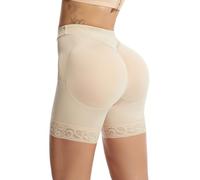 SUIUOI Mujer Braguitas Moldeadoras Bragas,Push Up Body Shaper Ropa Interior Braga Faja Reductora Abdomen Levanta Glúteos sin Costura en Encaje Cintura Alta Control de Barriga Shapewear Lenceria