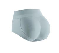 SUIUOI Push Up Calzoncillos para mujer, bragas push up, calzoncillos moldeadores, elásticos, moldeadores de cuerpo, bragas sin costuras, moldeador de cuerpo, azul claro, S Slim