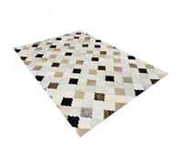 Suixtil Alfombra Patchwork De Piel Vaca, Extra Grande. de Piel Vaca fácil Limpiar con Bordes Naturales, Alfombra Boho Chic Cuero Plena Flor for Dormitorio(2000MMx3000MM)