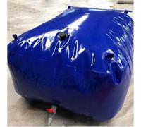 Suixtil Bolsa de Almacenamiento de Agua Plegable y Blanda, for Montar en vehículo, con Grifo, for jardín, Utilizada en construcción, Agricultura y Transporte.(500L/1.25 * 0.8 * 0.5M)