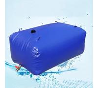 Suixtil Bolsas Grandes for Almacenamiento de Agua, Resistentes a la presión, Plegables, for extinción de Incendios, construcción, tráfico, jardín, portátiles.(1x0.7x0.5M(350L))