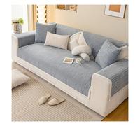 Suixtil Rutschfester Chenille Fya Sofá contra Staub y Tierhaare Lavable Protector weicher Mueblesschutz Perro Katze(D Gray,90 * 70cm)