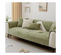 Suixtil Rutschfester Chenille Fya Sofá contra Staub y Tierhaare Lavable Protector weicher Mueblesschutz Perro Katze(A Tea Green,90 * 70cm)