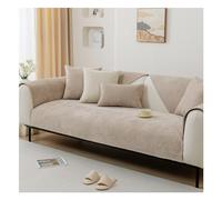 Suixtil Rutschfester Chenille Fya Sofá contra Staub y Tierhaare Lavable Protector weicher Mueblesschutz Perro Katze(A Light Coffee,70 * 90cm)