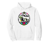 Suiza Alpine Cow Familia Arte Popular Desalpe Sudadera con Capucha