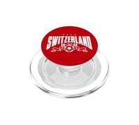 Suiza Blanco Texto World Cup Football Banner PopSockets PopGrip para MagSafe