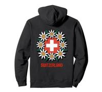 Suiza Edelweiss Día Nacional Suizo Sudadera con Capucha