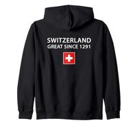 Suiza Gran Desde 1291 Orgullo Suizo Sudadera con Capucha