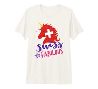 Suiza Unicornio Suizo Camiseta Premium