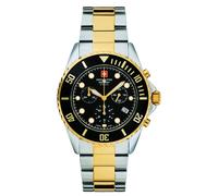 Suizo Alpine Military Reloj Hombre Cronógrafo Cuarzo Analógico 7053.9147SAM Inox