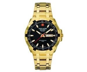 Suizo Alpine Military Reloj para Hombre Cuarzo Analógico 7043.1117SAM Acero Inox