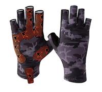 SUJAYU Guantes de pesca para hombres y mujeres, guantes de navegación de silicona antideslizante, guantes de kayak, guantes de remo, guantes de remo, guantes UV, guantes de protección solar,