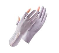 SUJAYU Guantes de protección UV, guantes de conducción para mujer, guantes UV de dedo completo, guantes de protección solar, guantes delgados, guantes de luz UV, guantes de ciclismo para mujer (morado