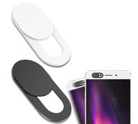 SUJEBKC 2 Piezas Webcam Cover,Webcam Cover,0.6 Mm Ultra Thin Metal Slider Camera For Laptop,Tablet,Pc