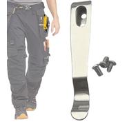 Sujeción De Bolsillo Metálica,Clip Multiusos para Cinturón De Herramientas De Acero Inoxidable - para Cintura, Correr, Senderismo, Equipaje Y Actividades