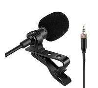 Sujeetec Micrófono de Solapa Micrófono Solapa Compatible con Sennheiser Transmisor inalámbrico - Unidireccional Condensador Mini Lavalier Micrófono - Tapón de Bloqueo de Tornillo de 3,5 mm