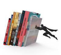 sujeta libros | Book & Hero | Sujetalibros de superhéroe metálico en color negro | Sujetalibros únicos | Regalo para geeks | Regalos para lectores | Tope para libros original | Regalo para el día del padre | Regalos para padres