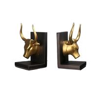 Sujeta Libros Estanteria Sujetalibros Decorativos con Base Pesada, Accesorio de estantería, Ideal for Sujetar Libros Oficina