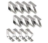 Sujeta Manteles, Clip Mantel, Pinzas Mantel, 12 Piezas Clips Elásticas de Mantel de Pinza para El Hogar, Fiestas, Picnics, Restaurante, Bodas, Buffets, Cenas